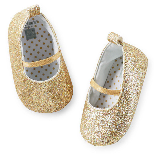 [28004A34] Carter&#039;sGlitter Mary Jane Shoes