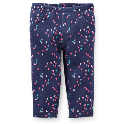[118A214B226] Carter&#039;sFrench Terry Heart Print Pants