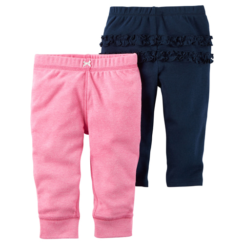 [126G835SA] Carter&#039;s2-Pack Babysoft Neon Pants