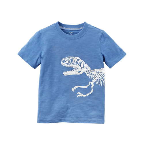 [225H458B223] 카터스아기 여름 반팔 공룡 티셔츠(신생아/돌아기/유아)