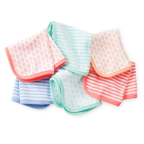 [126-354A08] Carter&#039;s6-Pack Washcloths