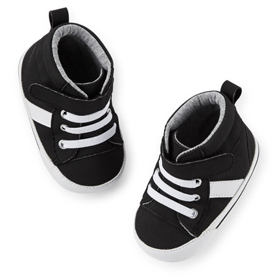 [28840A40] Carter&#039;sHigh Top Crib Shoes(신발끈이 늘어나서 편리)