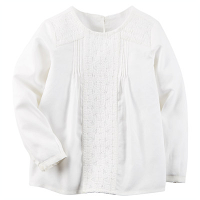 [235G089B241] Carter&#039;sEmbroidered Twill Top