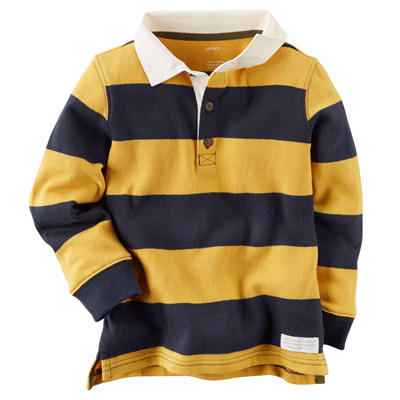 [225G164B206] Carter&#039;sStriped Rugby Polo