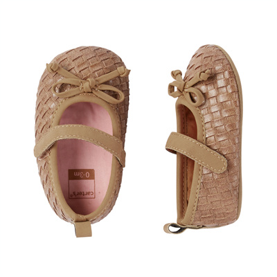 [13259A43] Carter&#039;sTextured Mary Jane Crib Shoes