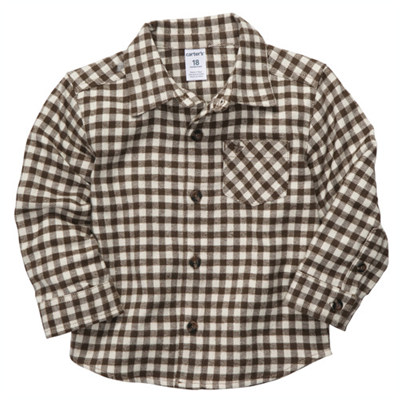 [225A905CY] 카터스Long-Sleeve Flannel Shirt